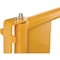 Global Industrial Universal Spring-Loaded Safety Swing Gate, 24 to 40 W Opening, Yellow 708360YL - alternate 4